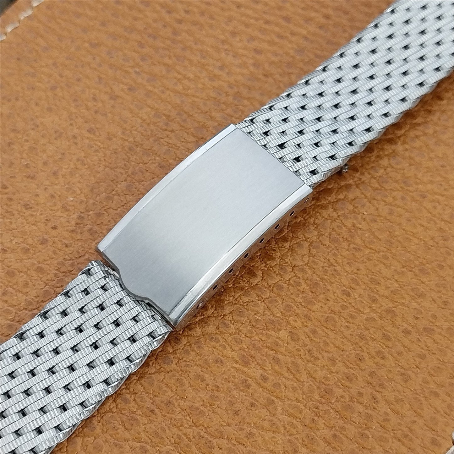 17.2mm 11/16" Stainless Steel Mesh Kreisler Unused 1960s Vintage Watch Band