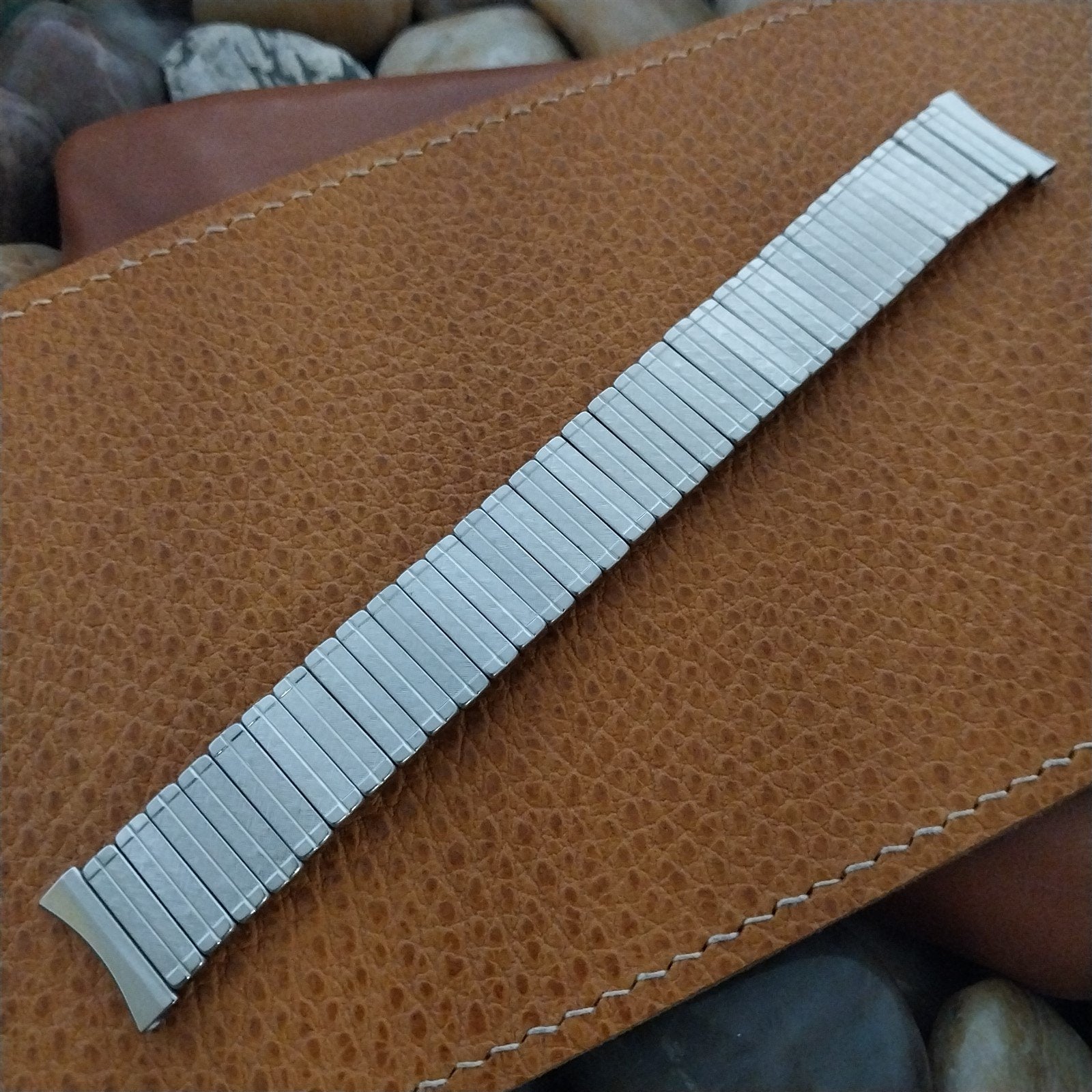 1950s Airflex USA Made Stainless Steel New Old Vintage Watch Band 11/16" nos