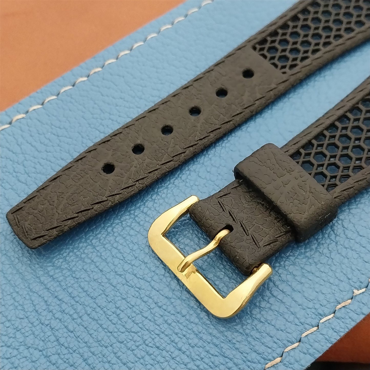 18mm Skindiver Golay Playa Swiss Tropical Scuba nos 1970s Vintage Watch Strap