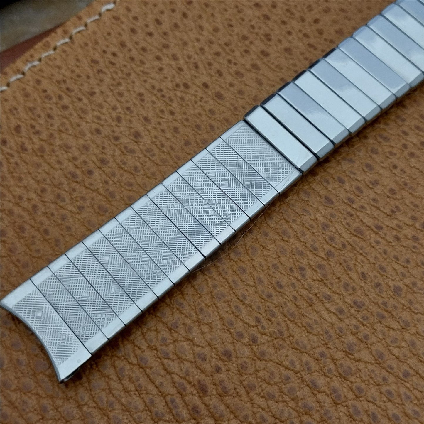 17mm Stainless Steel Expansion Baldwin USA nos 1960s Vintage Watch Band