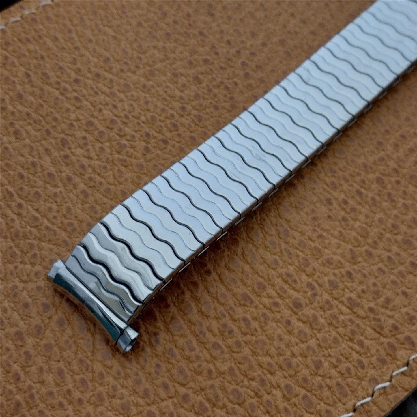 16mm 18mm 19mm Stainless Steel Expansion Speidel USA 1970s Vintage Watch Band