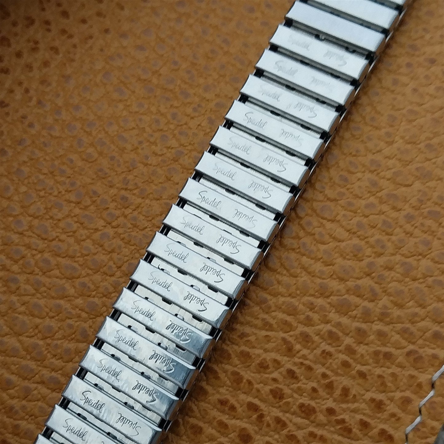 16mm 18mm 19mm Stainless Steel Expansion Speidel USA 1970s Vintage Watch Band