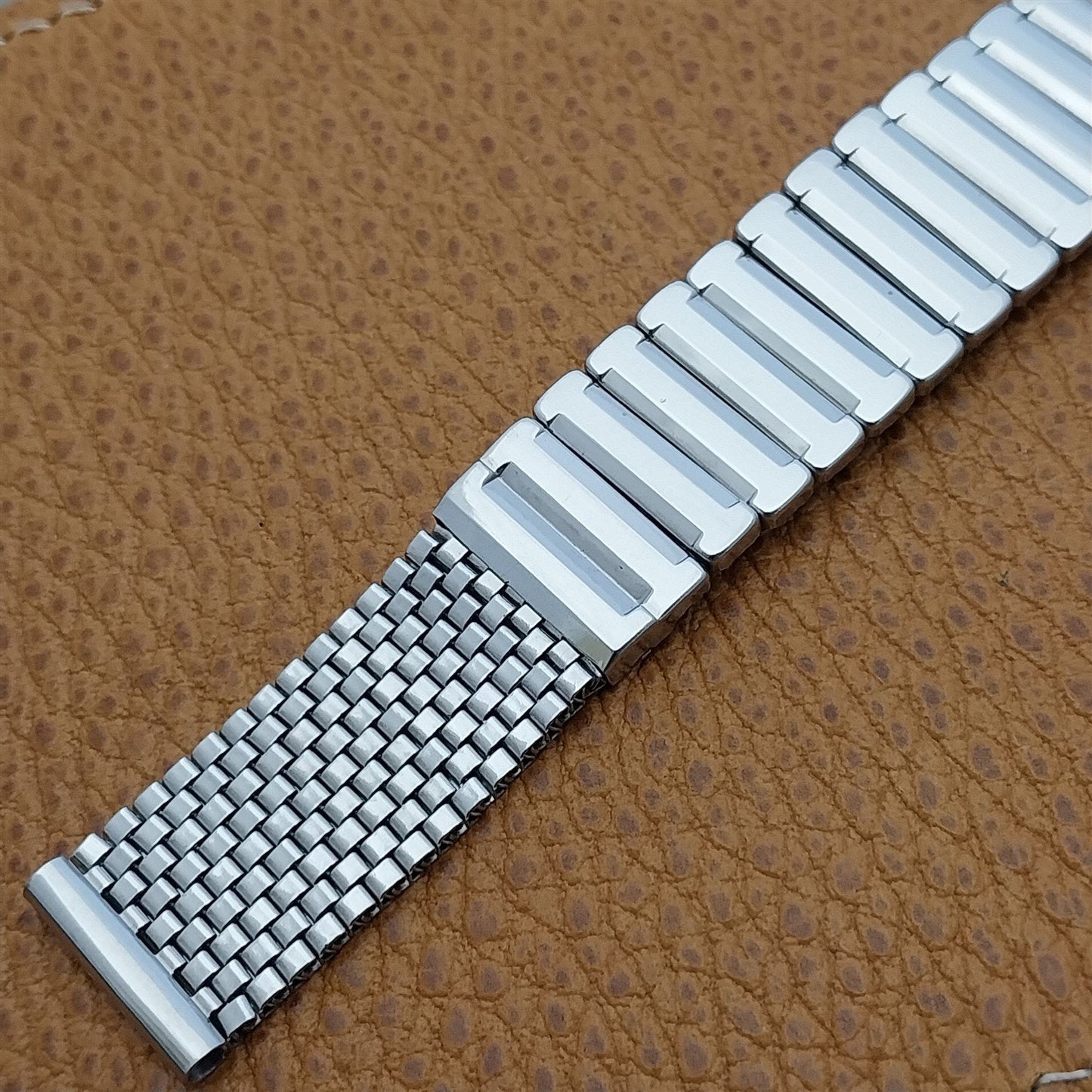 16mm 1950s Stainless Steel Mesh JB Champion Unused Classic Vintage Watch Band