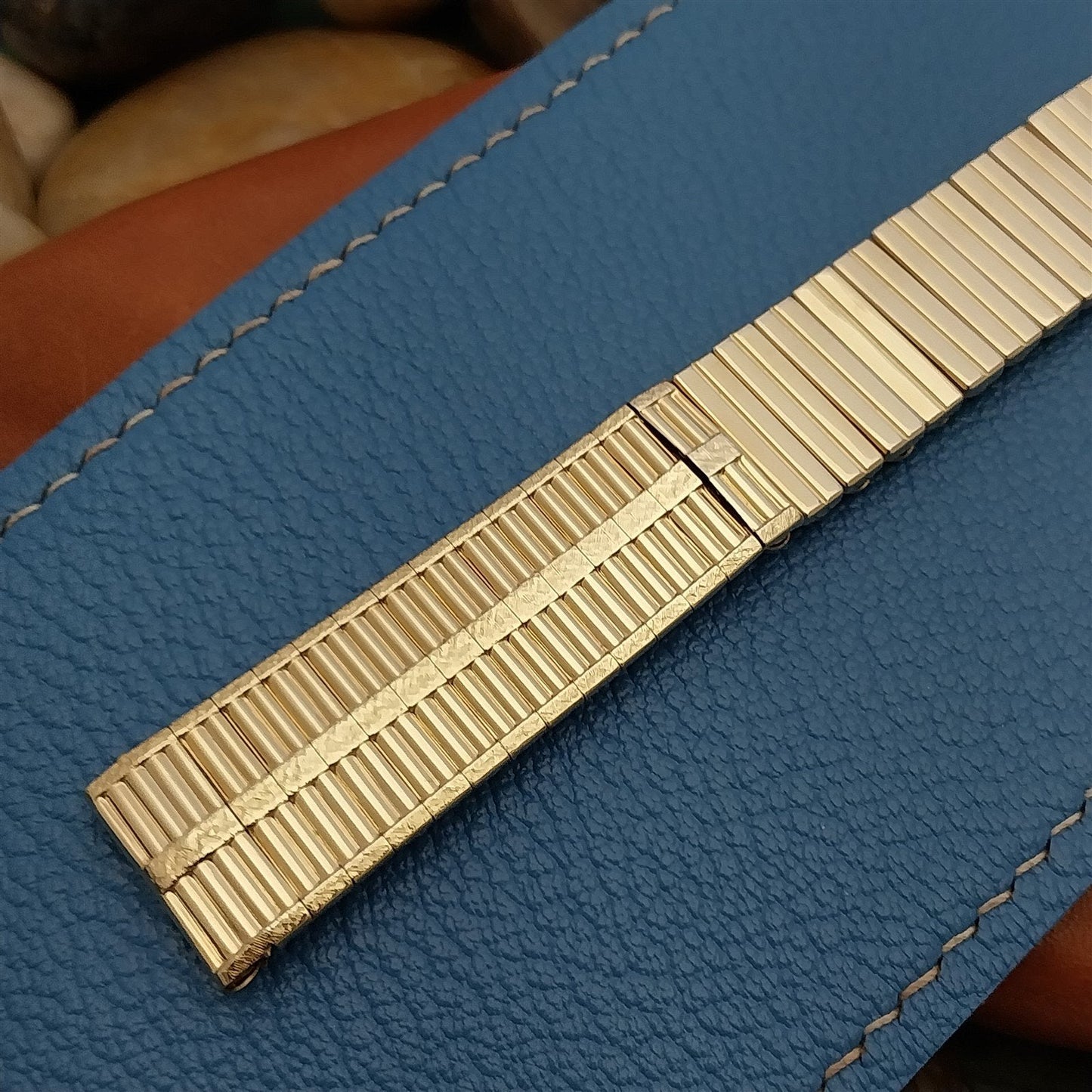 17.2mm 10k Gold-Filled Elgin Hadley Mid-Century nos 1960s Vintage Watch Band