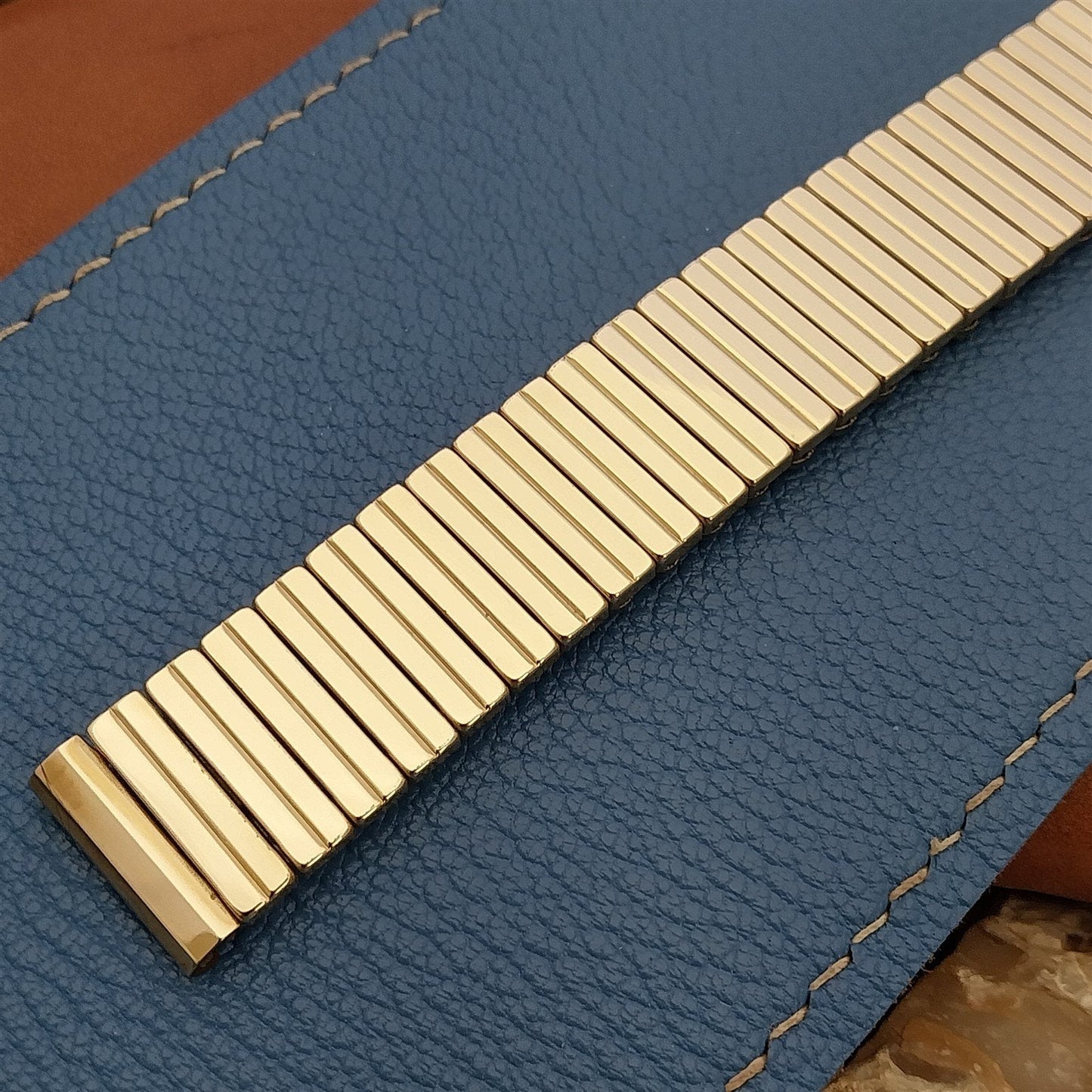 5/8" Lenox USA 10k Gold-Filled Expansion nos Unused 1960s Vintage Watch Band