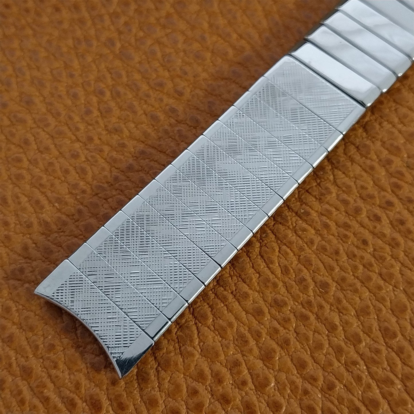 1960s 17mm Baldwin Stainless Steel Expansion Unused Vintage Watch Band