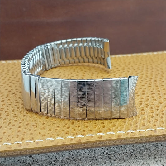 17.2mm Stainless Steel Classic Stretch JB Champion nos 1960s Vintage Watch Band
