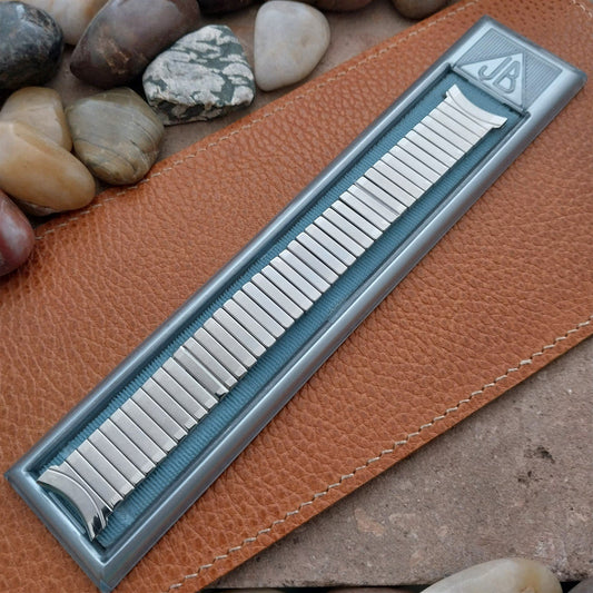 17mm 18mm 19mm JB Champion Stainless Steel Stretch nos 1960s Vintage Watch Band