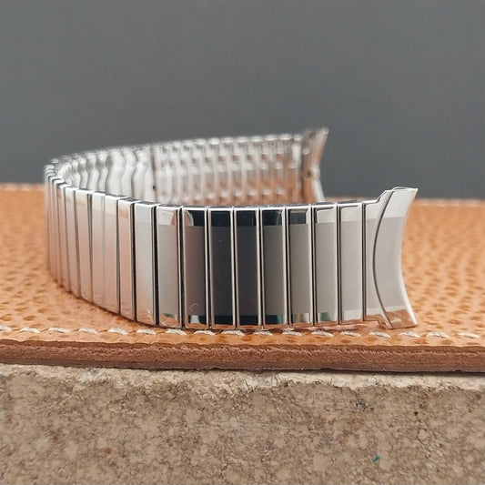 17mm 18mm 19mm JB Champion Stainless Steel Stretch nos 1960s Vintage Watch Band