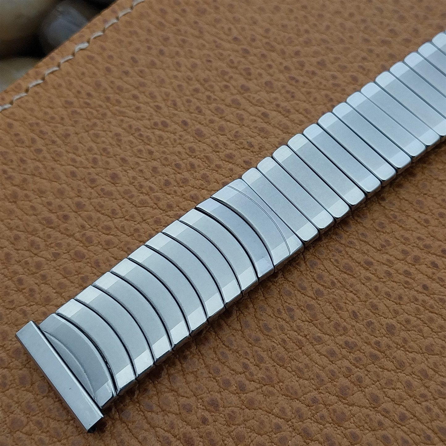 18mm 19mm Stainless Steel Expansion nos Unused 1960s Vintage Watch Band Baldwin