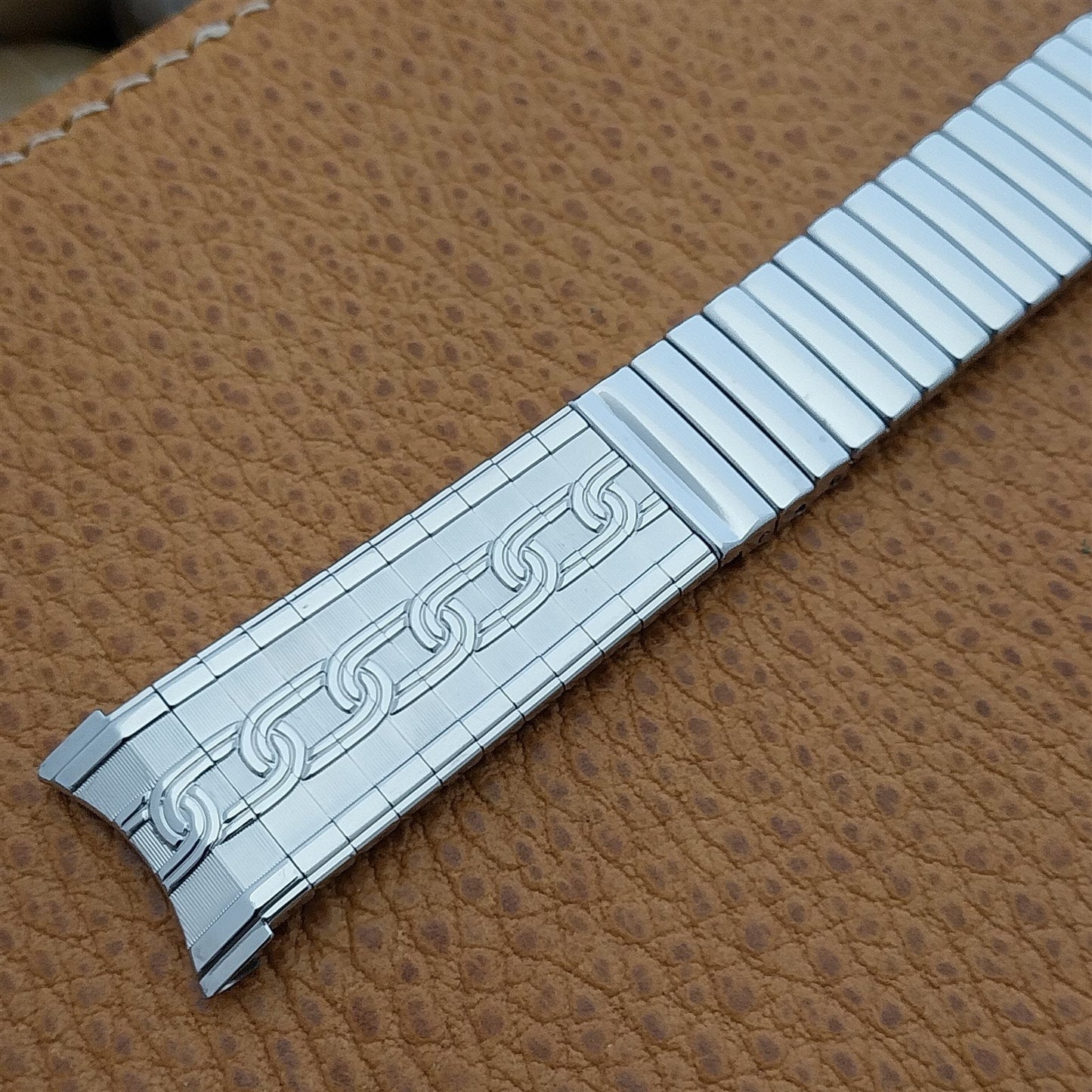 19mm 18mm 17mm JB Champion Stainless Steel Expansion 1960s Vintage Watch Band