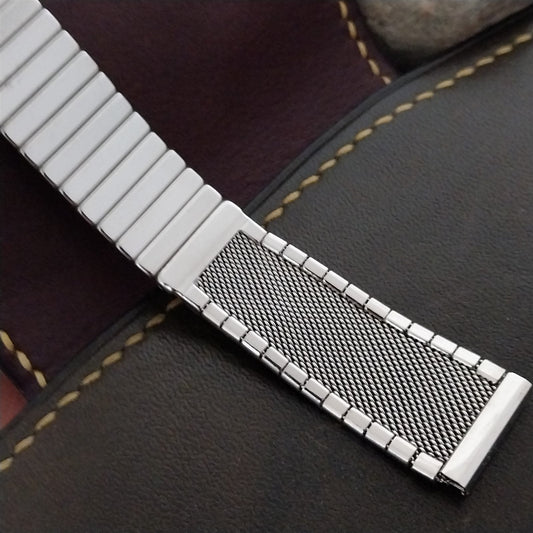 5/8" JB Champion USA Stainless Steel Mesh MCM Unused 1950s-60s Watch Band