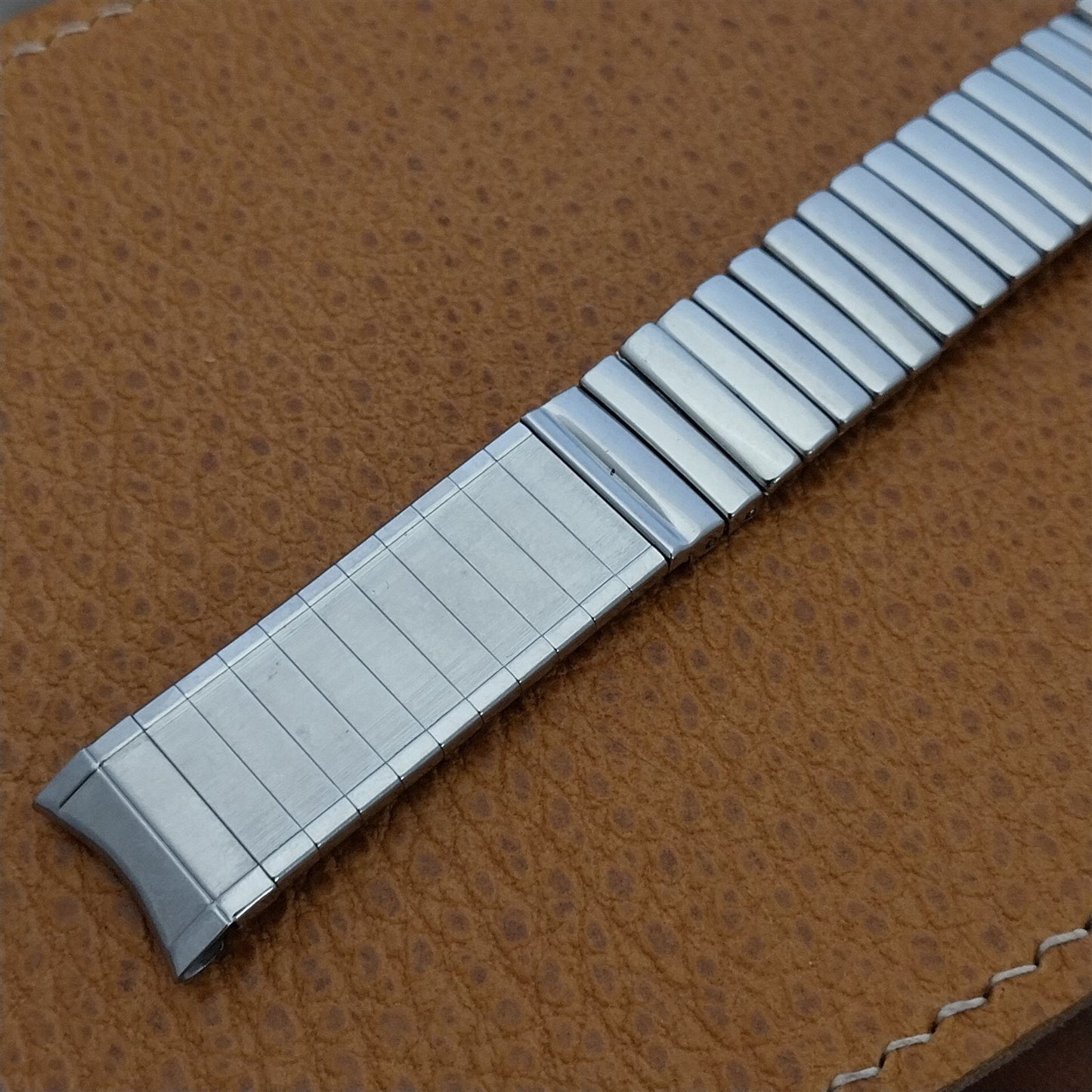 5/8" 16mm JB Champion USA Stainless Steel nos 1960s Vintage Watch Band