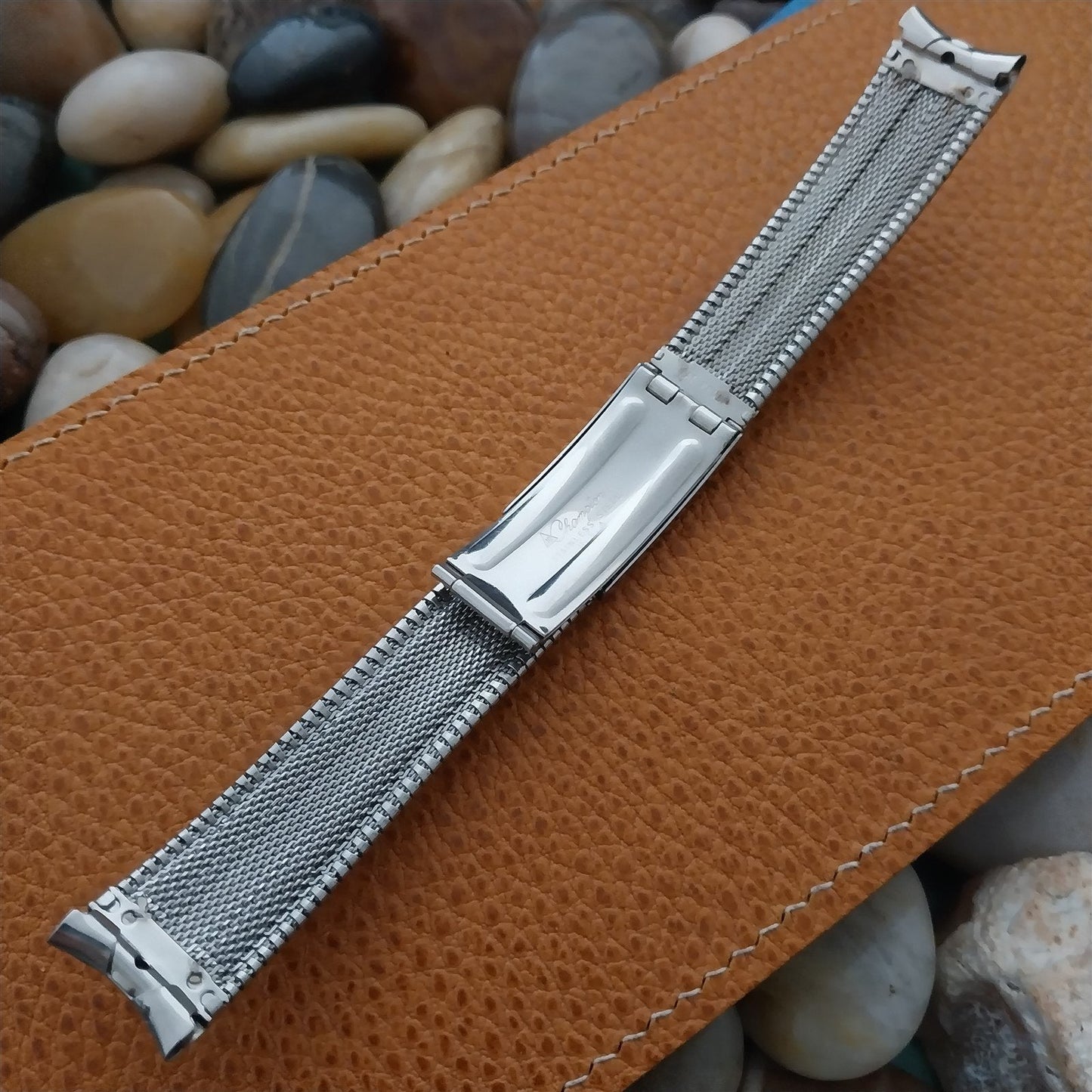 17.2mm 11/16 JB Champion USA Stainless Steel nos 1960s Vintage Watch Band